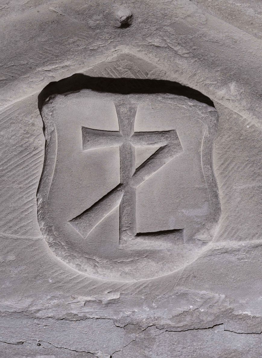 Salle Susanna, façade sud, détail de la stéréotomie d’un des jambages, 1508 © SBC Alain Kilar