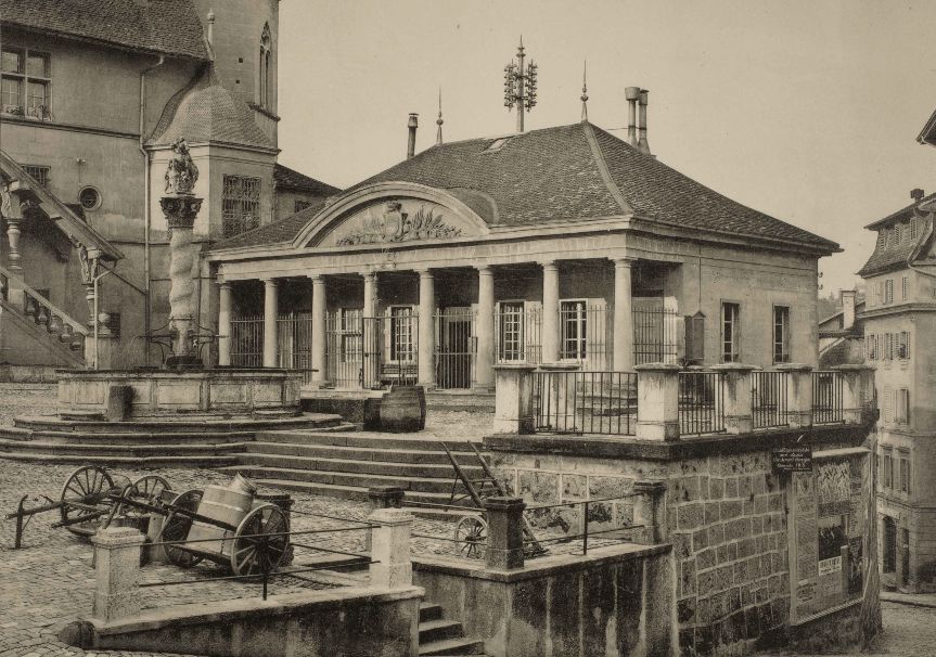 Le poste de gendarmerie du Tilleul, 1912, cliché d’Alfred Lorson © SBC