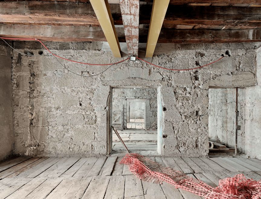 Mise au jour des voûtes d’origine © SBC Alain Kilar